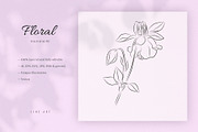 Floral #2. Line Art Illustration, a Graphic by lapi-olesya (Thumbnail 1 of 3)