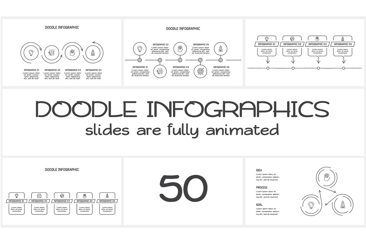 Doodle Presentation Canva Template 2 preview 6