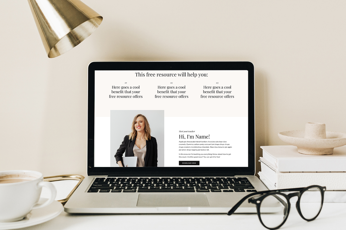 Kajabi Sales Funnel Template Bundle, a Landing Page Template by Pixel & Flow (Photo 9 of 10)