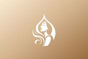 Woman's Silhouette Logo Beauty Brand, a Branding & Logo Template by Signatoro (Thumbnail 3 of 3)