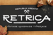 Retrica Typeface, a Font by Republik Kreatif (Thumbnail 1 of 5)