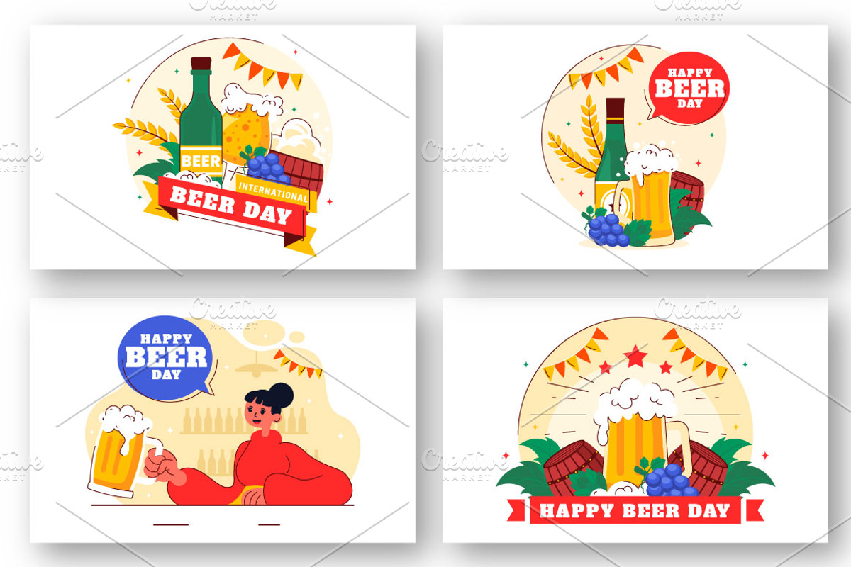 10 International Beer Day, a Food Illustration by denayunebgt (Photo 3 of 4)
