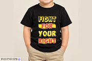 Fight For Your Right T-Shirt Design, a Seasonal Illustration by mh_arif (Thumbnail 3 of 3)