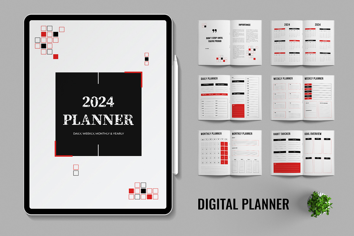 Planner Layout Design Template