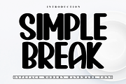 Simple Break, a Serif Font by InermediaSTUDIO (Thumbnail 1 of 7)