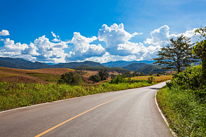 Nothern Thailand landscape, a Photo by saiko3p