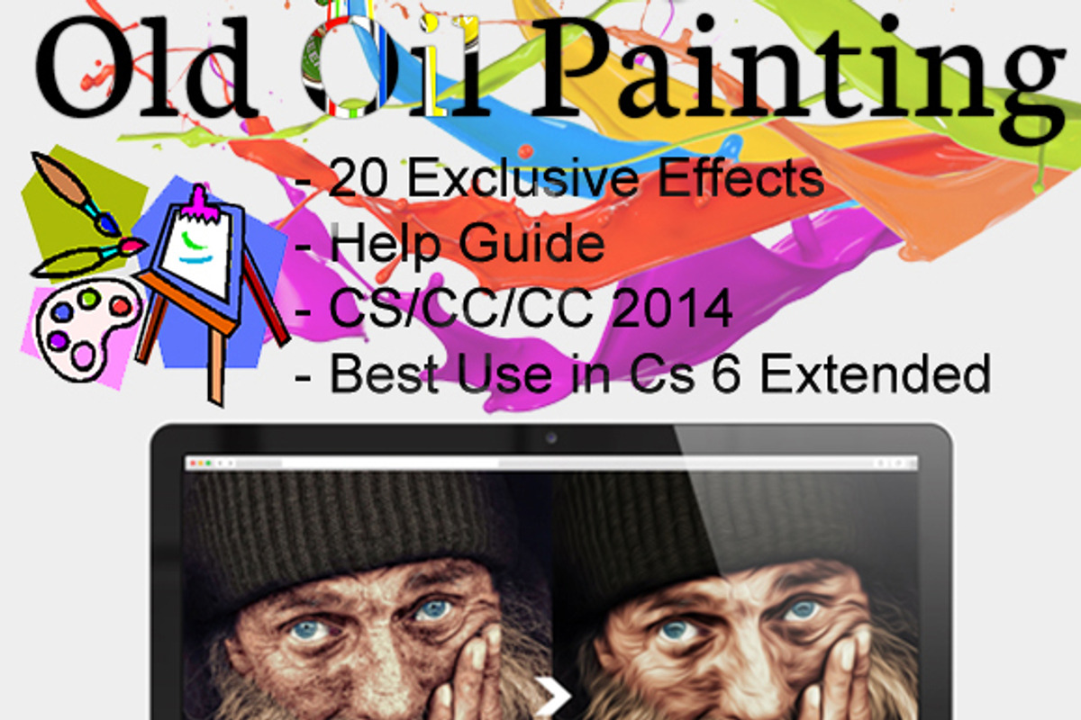 Old Oil Painting, an Action Add-On by saqeef (Photo 1 of 5)