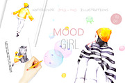 Mood girl, an Animal Illustration by Knysh Ksenya (Thumbnail 1 of 7)