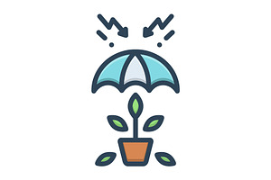 Protect defend color icon, a Duotone Icon by Creative priyanka