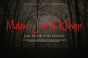 Night Stalker - Rough Font, a Script Font by Alpaprana (Thumbnail 4 of 12)