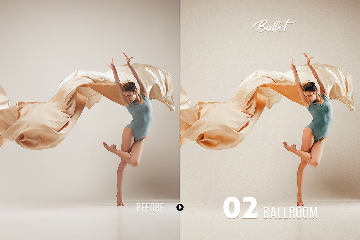 Ballet Artistic Presets, an Action Add-On by Presetrain Co. (Photo 3 of 11)