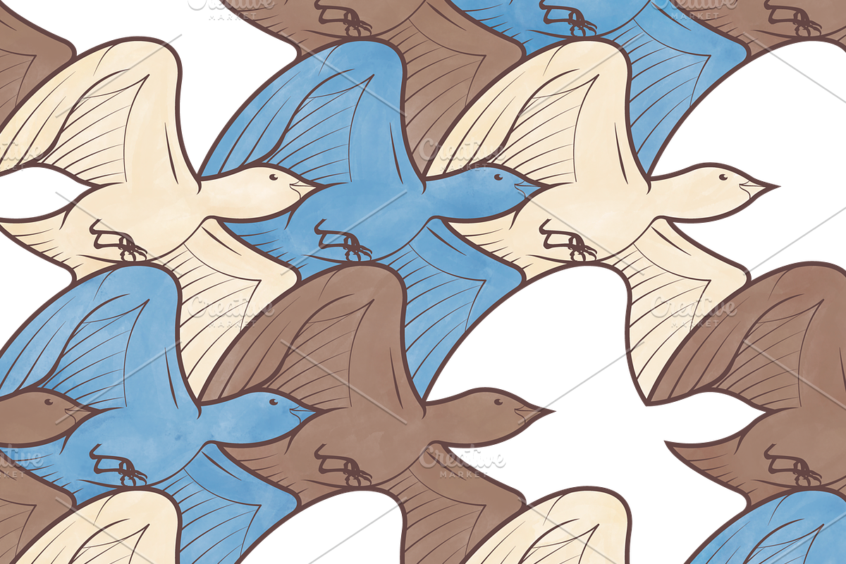 Vector Tessellated Pattern | FA001, a Pattern Graphic by Repeat after me (Photo 3 of 3)