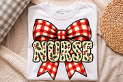 Merry Christmas Nurse Sublimation, a Seasonal Illustration by Libby Wishes (Thumbnail 4 of 4)