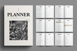 Planner Template, a Brochure Template by E-Type