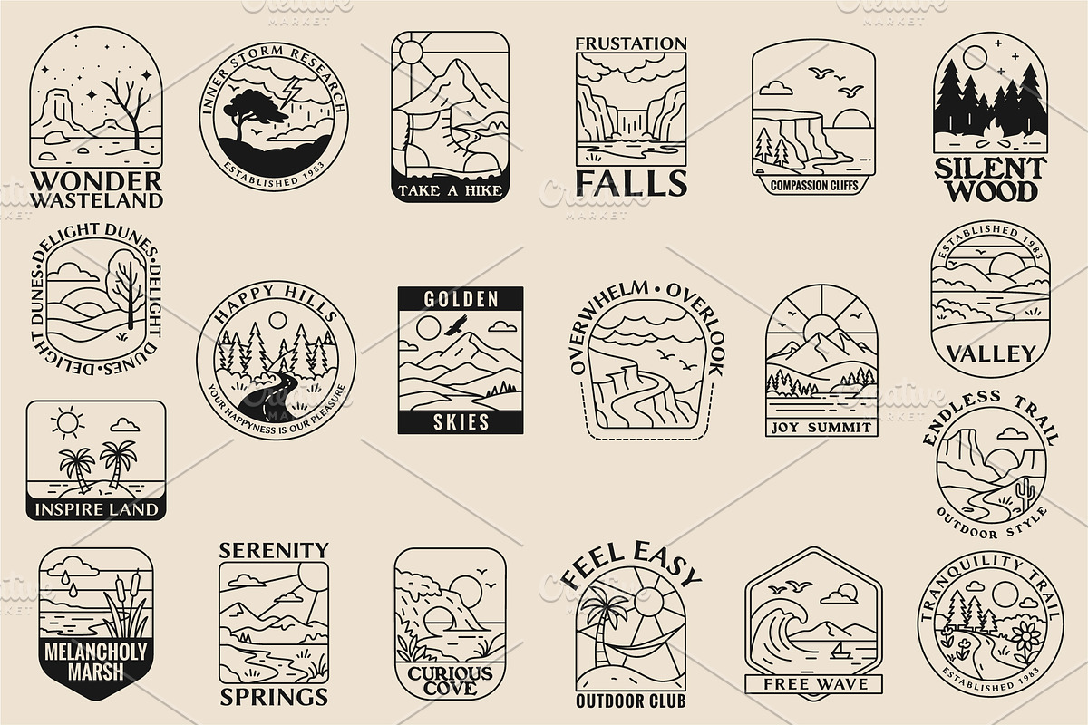 The Inner Wild Badge Illustration, an Illustration by The BolzStudio (Photo 4 of 8)