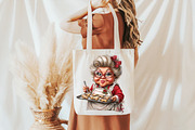 Christmas Grandma Clipart, an Illustration by Libby Wishes (Thumbnail 5 of 6)