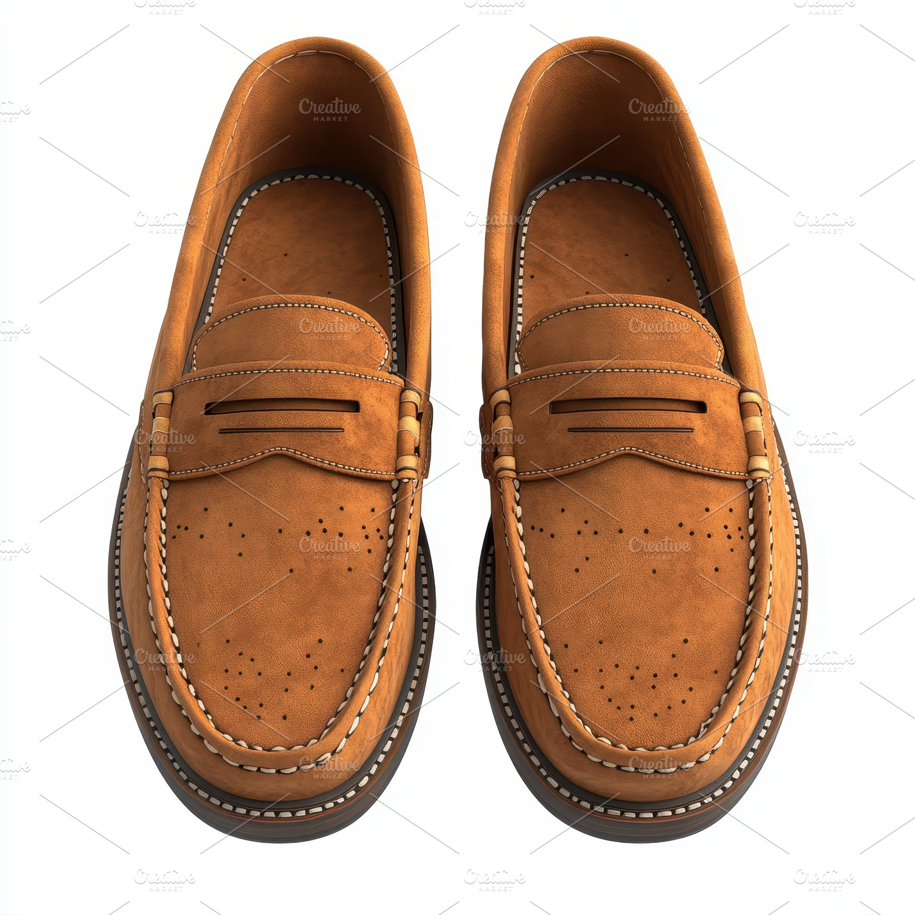 Brown Leather Loafers Stylish Footwe, a Beauty & Fashion Photo by Pixeness Studio