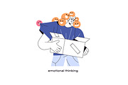 People with different mental mindset, a Person Illustration by PaperTrident (Thumbnail 6 of 9)