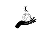 Hand Globe Silhouette Bundle, an Illustration by Designs_River (Thumbnail 5 of 31)