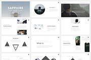 Saphhire Minimal PowerPoint, a Presentation Template by Graphicslide (Thumbnail 2 of 7)