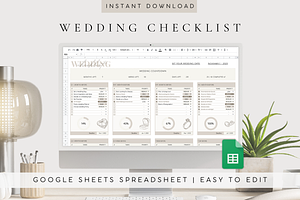 Digital Wedding Checklist Template