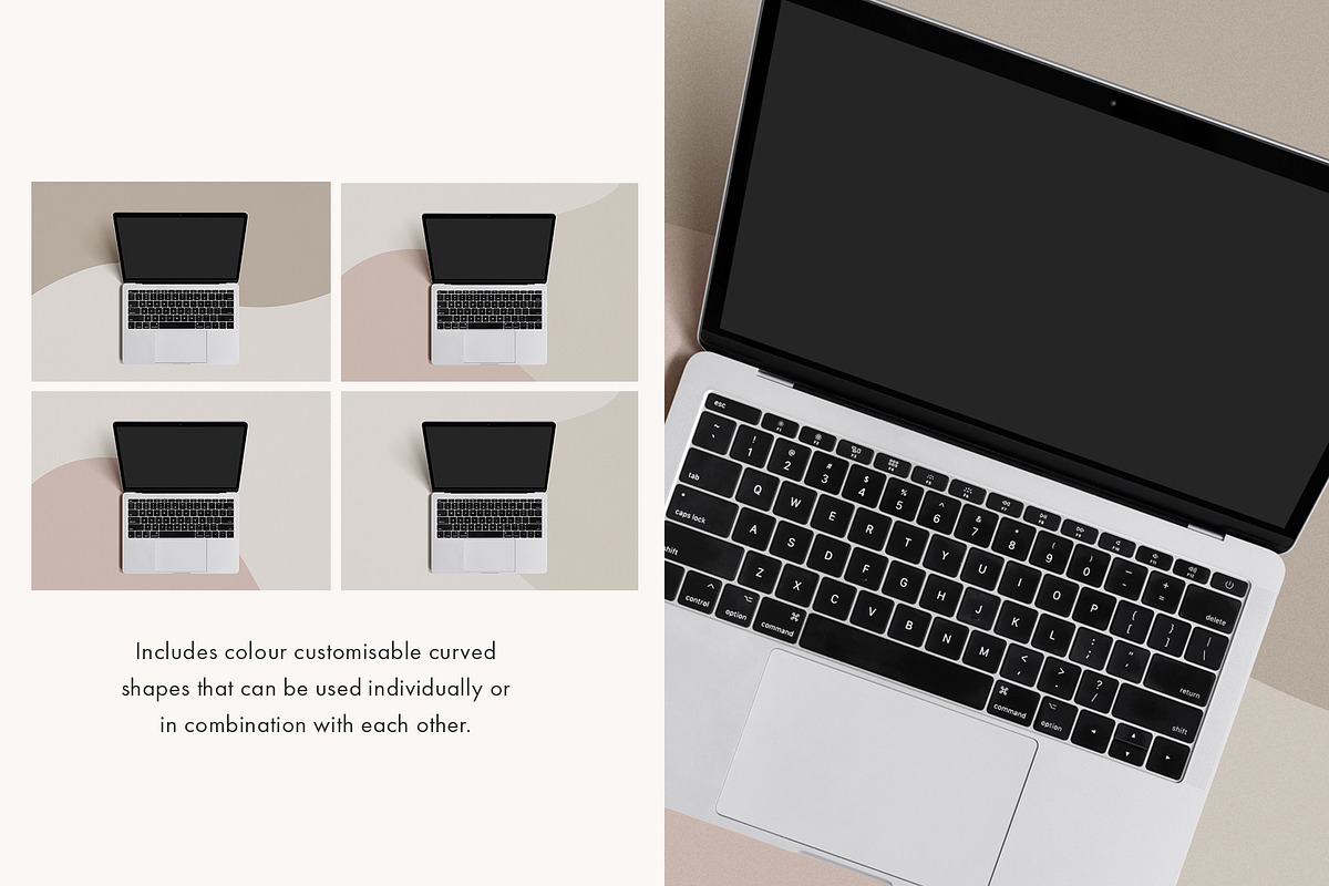 MacBook Mockup Scene Creator, a Mac Mockup by Moyo Studio (Photo 10 of 11)