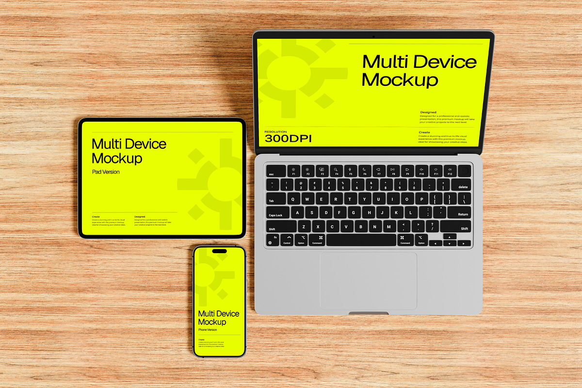 Multi Device Mockup, a Device Mockup by SLAB! Design (Photo 6 of 6)