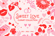Love Quotes & Valentine Clipart, an Illustration by ElenKoss (Thumbnail 1 of 10)