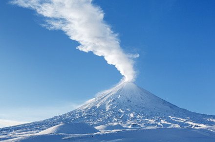 Beautiful winter volcanic landscape containing active, beautiful, and beauty, a Nature Photo by Alexander-Piragis