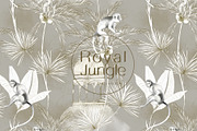 Royal Jungle, Luxury Pattern, a Pattern Graphic by Nocito Design