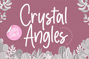Crystal Angles Modern Monoline Font, a Script Font by Balpirick Studio (Thumbnail 1 of 7)