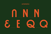 Welly Contra - Geo-sans Font, a Font by Press & Pen (Thumbnail 10 of 11)