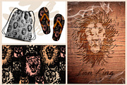 Safari Mood elements & patterns, an Animal Illustration by Polanika (Thumbnail 5 of 8)