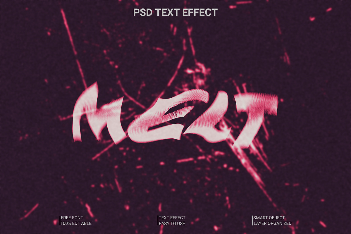 Melt Text Effect PSD, a Layer Style Add-On by Imamul001