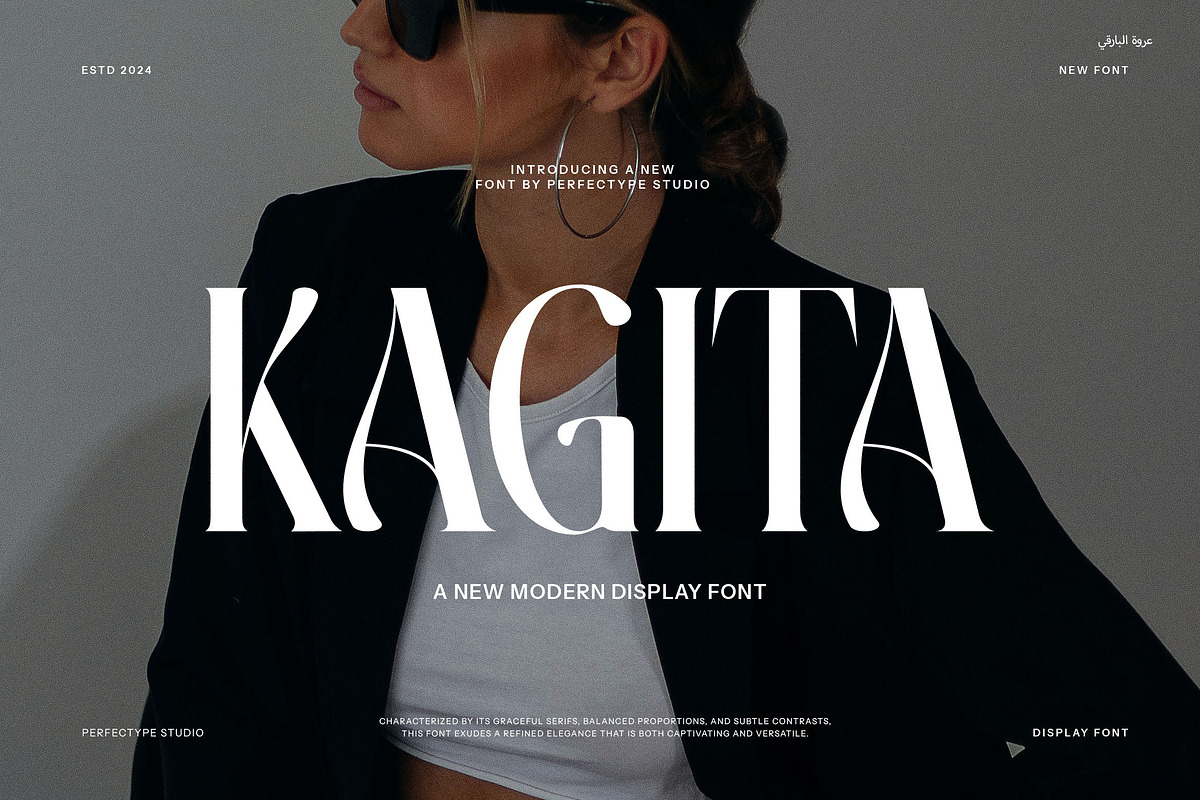 Kagita Elegant Serif Font, a Serif Font by Perfectype (Photo 1 of 8)