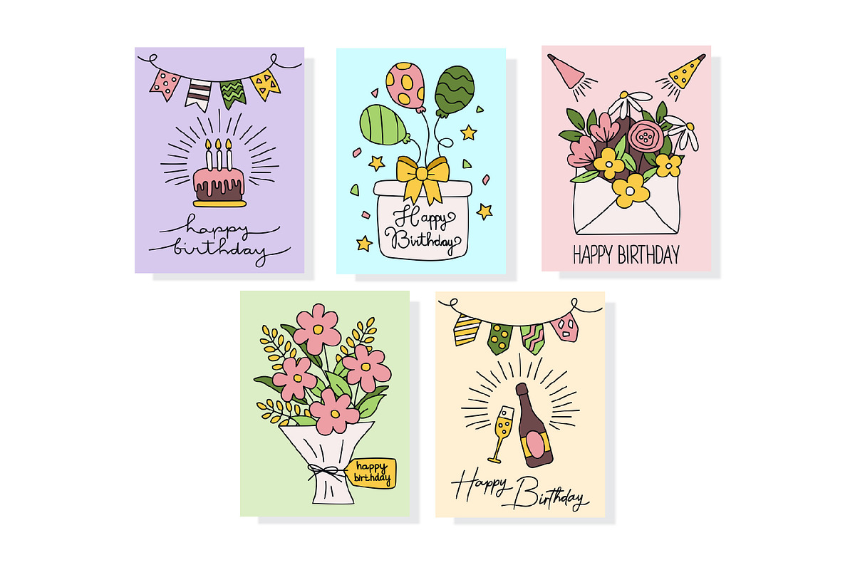 Birthday Card Set preview 2