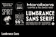 Lumbrance Sans, a Font by Sudtipos (Thumbnail 4 of 7)