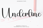 Underline, a Handwritten Font by InermediaSTUDIO (Thumbnail 1 of 8)