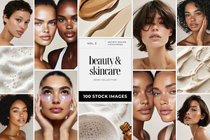 Skincare Beauty Stock Photo Bundle