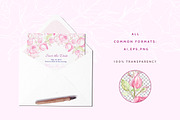 Vector Floral Brush Сollection, a Brush Add-On by oKOLOstyle (Thumbnail 2 of 5)