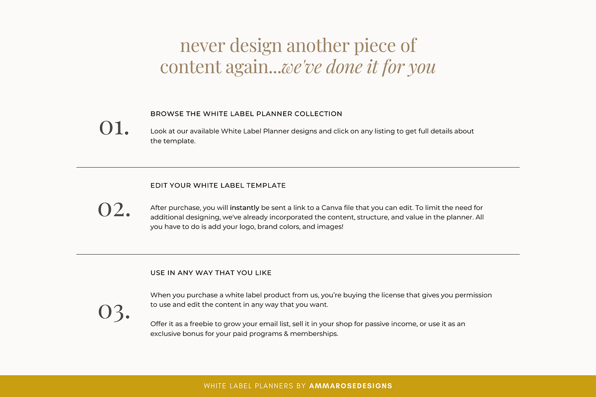 White Label Wellness Planner, a Stationery Template by ammarosedesignsllc (Photo 7 of 10)