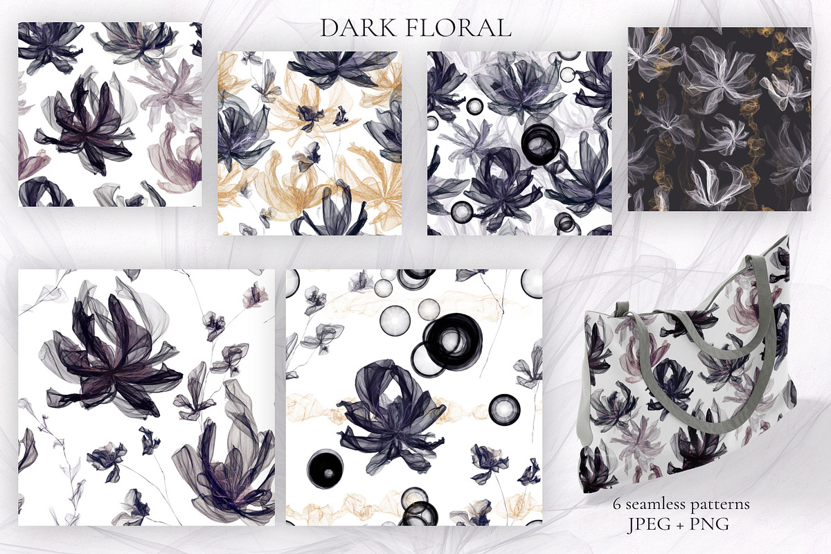 Dark Floral, an Illustration by Salted Galaxy (Photo 5 of 18)