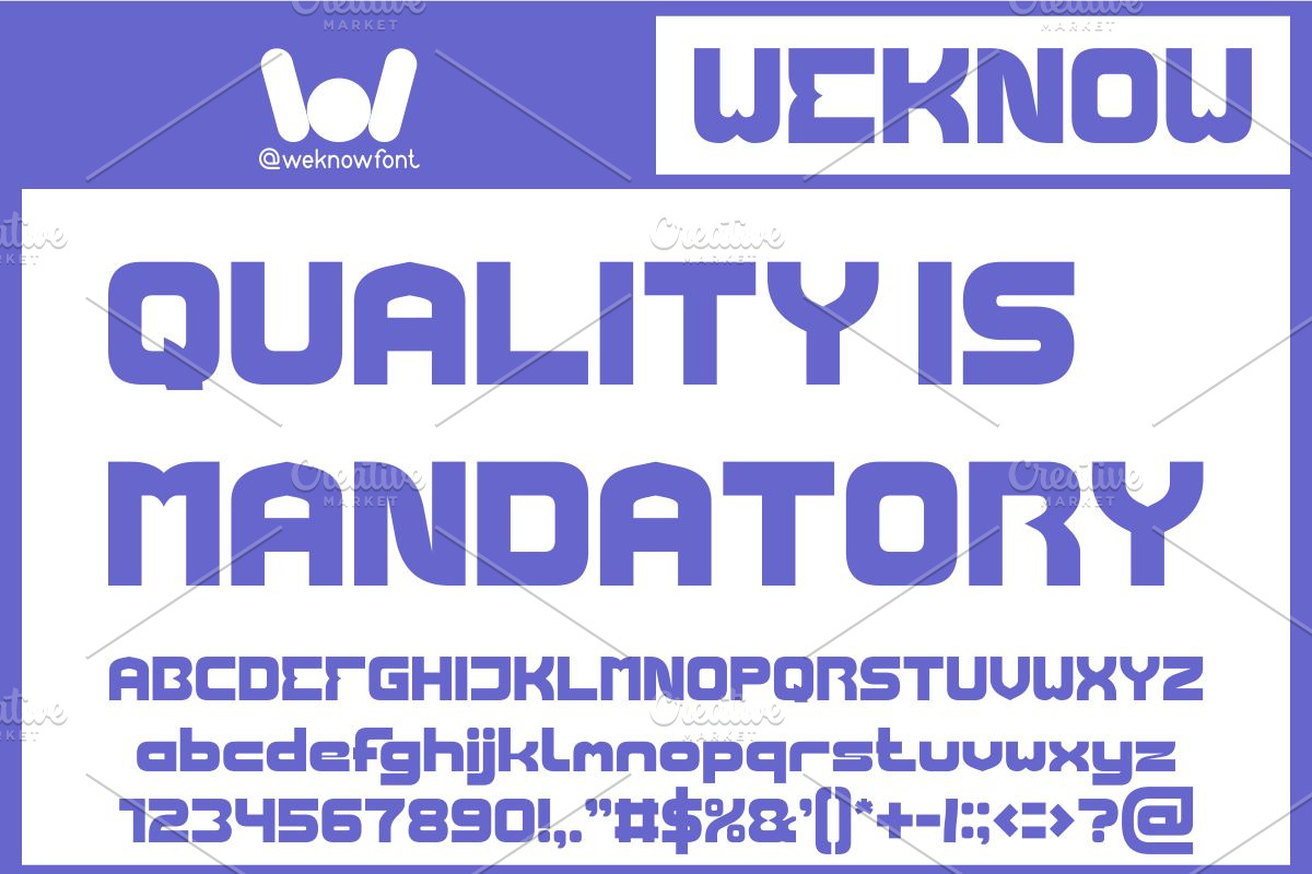 Recorded Intelligence font, a Sans Serif Font by weknow (Photo 4 of 8)