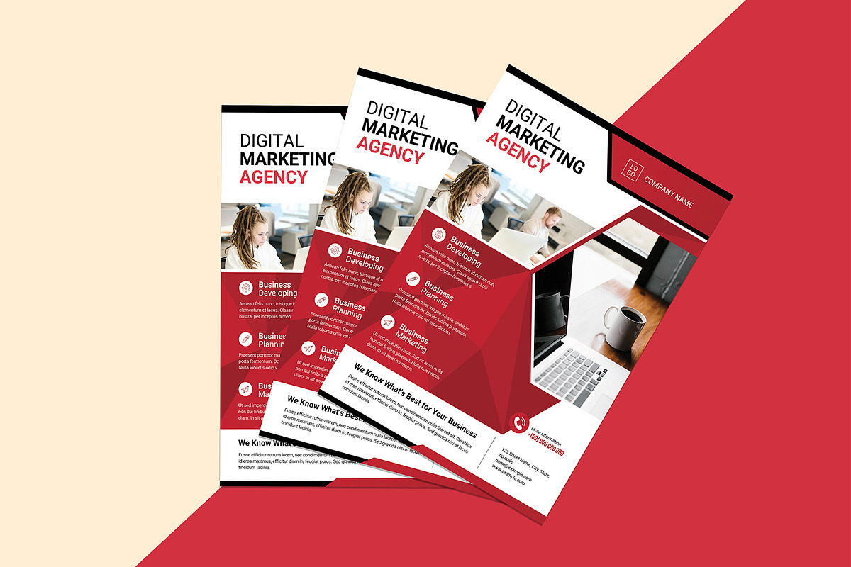 Business Flyer Template, a Flyer Template by retrographix (Photo 2 of 4)