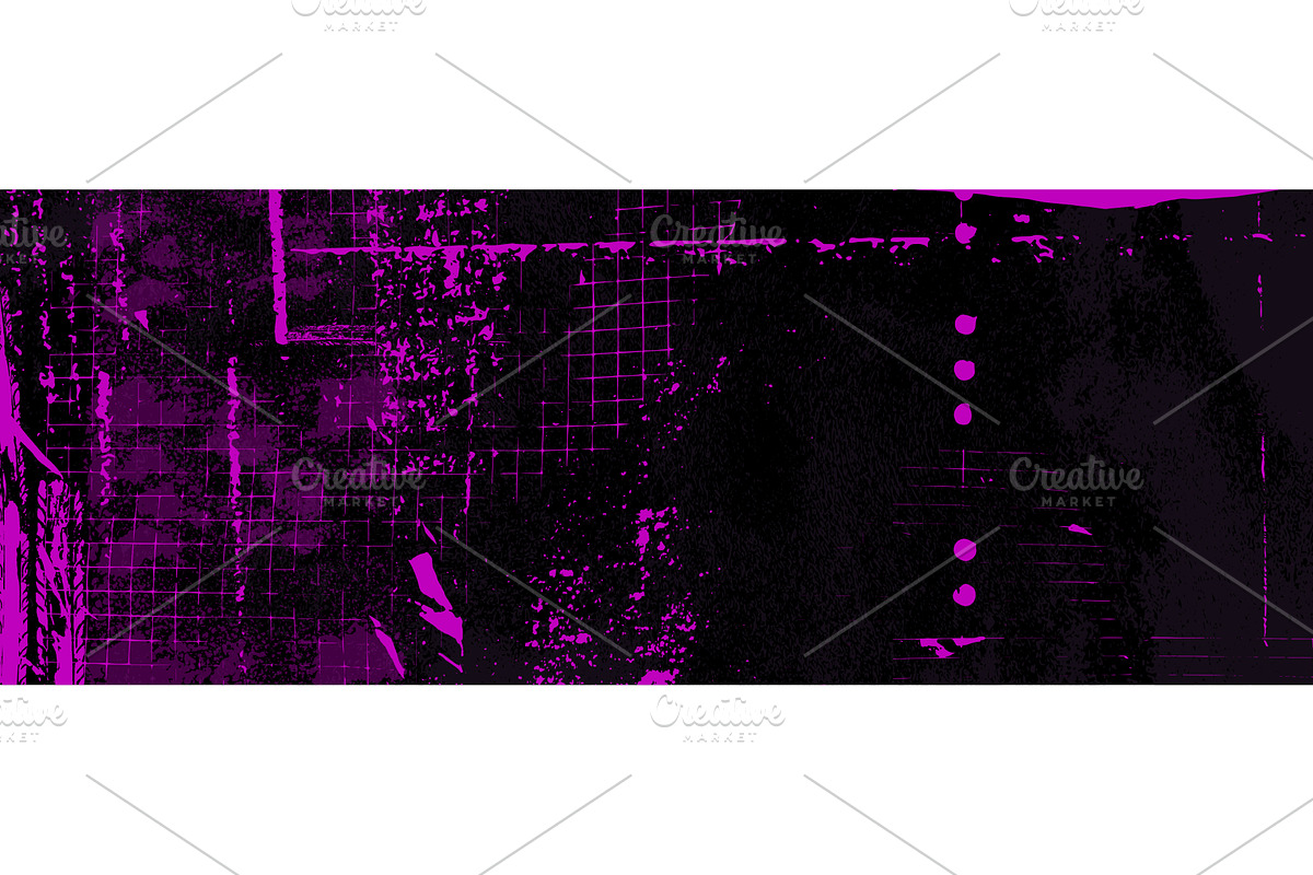 Grunge background with neon paint, an Illustration by art PVP - market