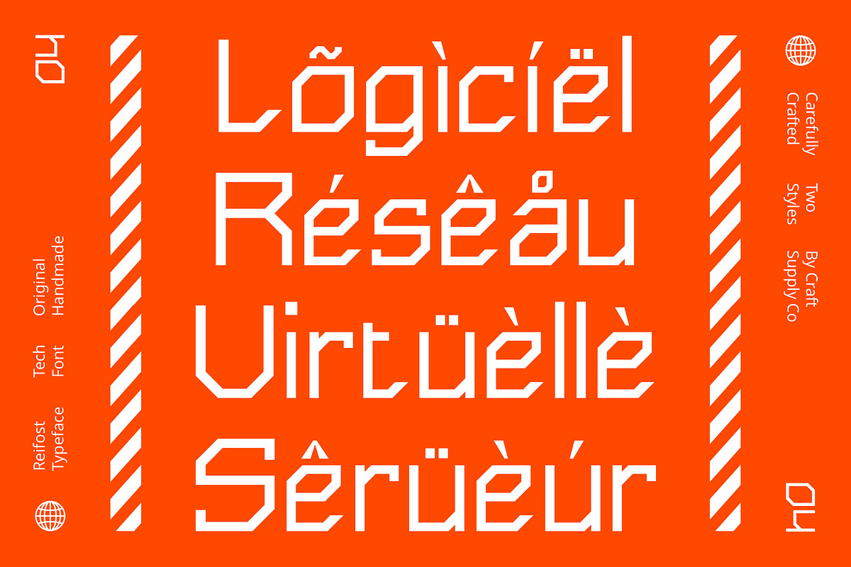 Reifost – Tech Typeface, a Sans Serif Font by Craft Supply Co. (Photo 5 of 8)