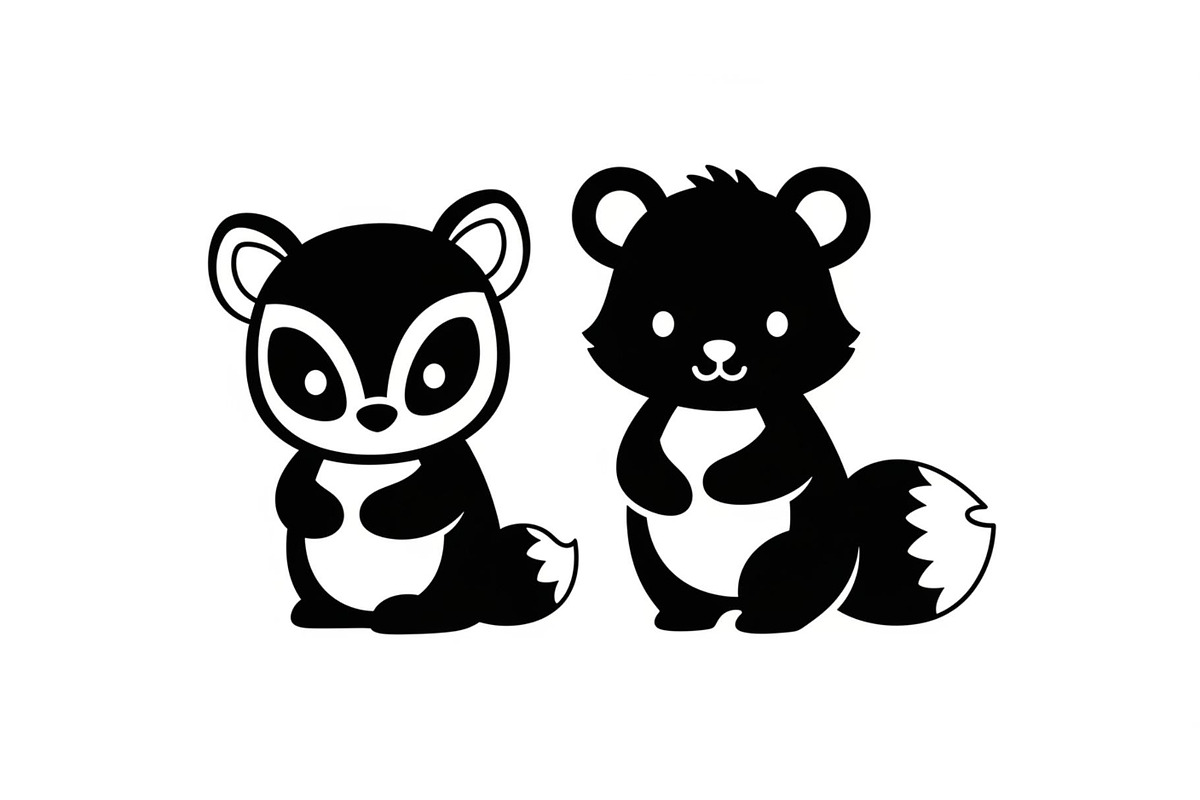 Cute Forest Animal Silhouette Bundle, an Illustration by Creativeshirt (Photo 38 of 54)