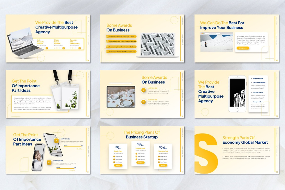 Evonomy - Economy Powerpoint, a Presentation Template by Dhabee (Photo 5 of 7)