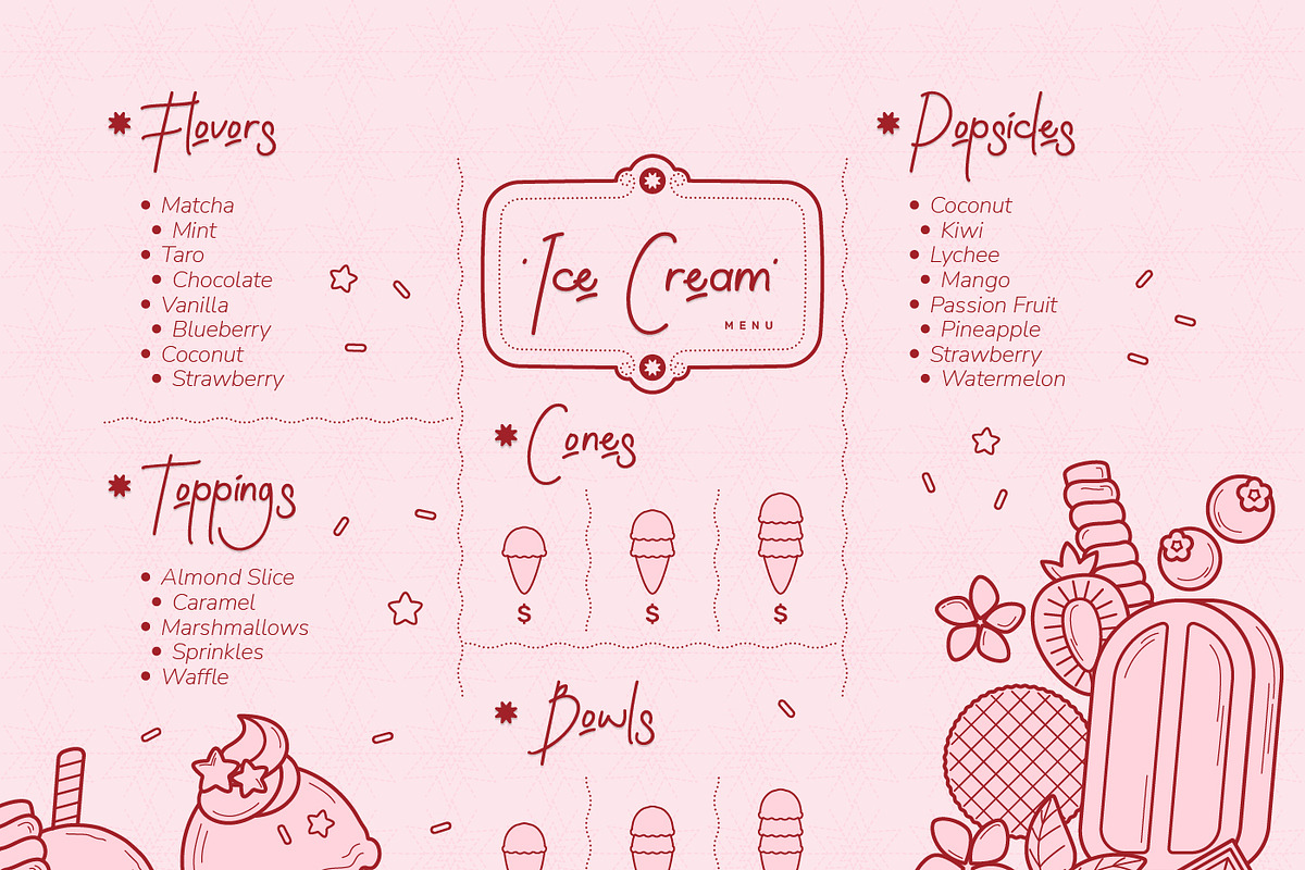Roullette Handwritten Script Font, a Script Font by infernostudio3 (Photo 5 of 11)