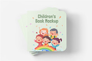 Children's Board Book Mockup, a Books & Magazine Mockup by Alolieli Studio (Thumbnail 5 of 6)